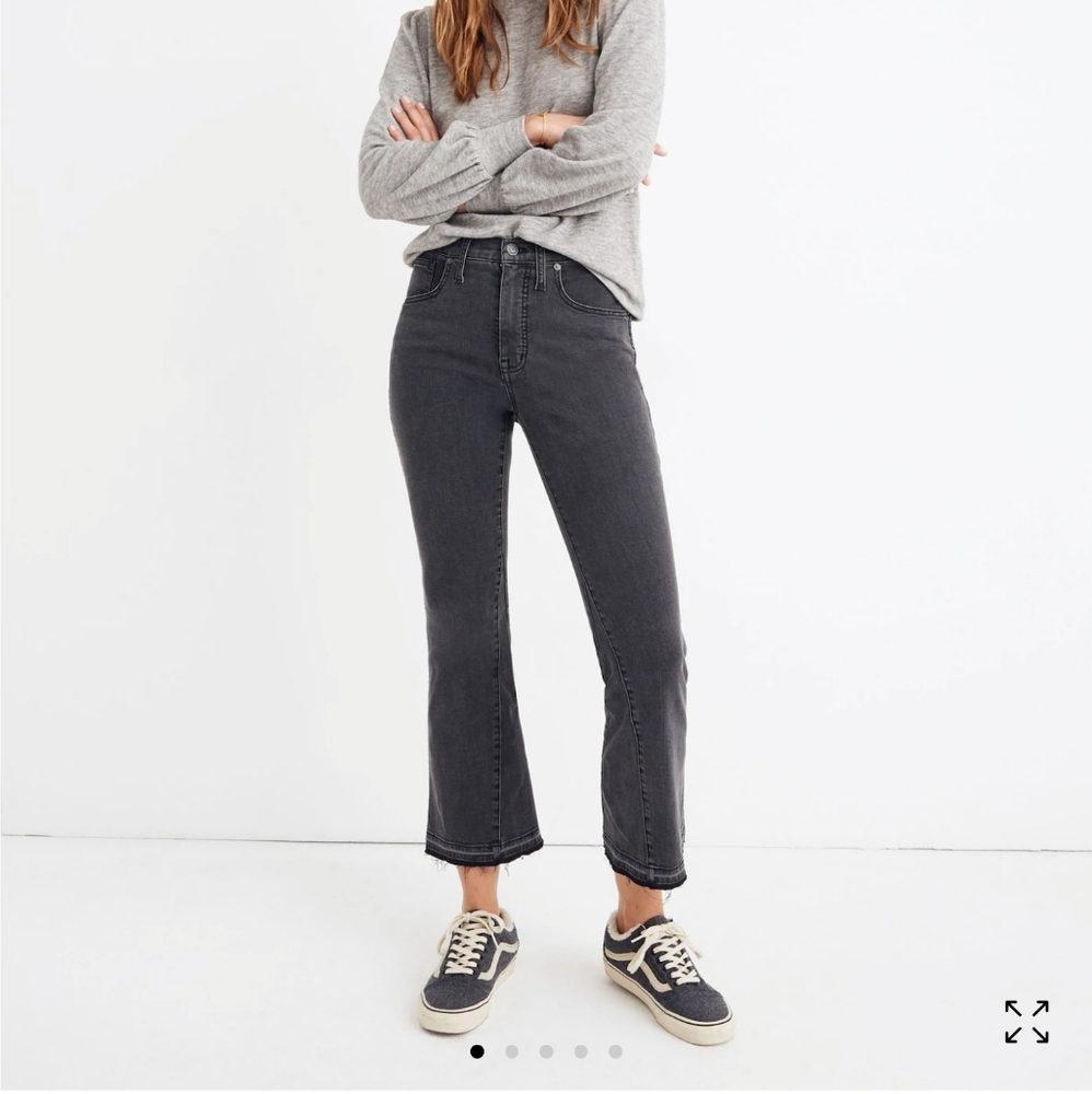 Madewell Cali Demi-Boot Jeans In Tobin Wash: Inset Leg Edition Size 32